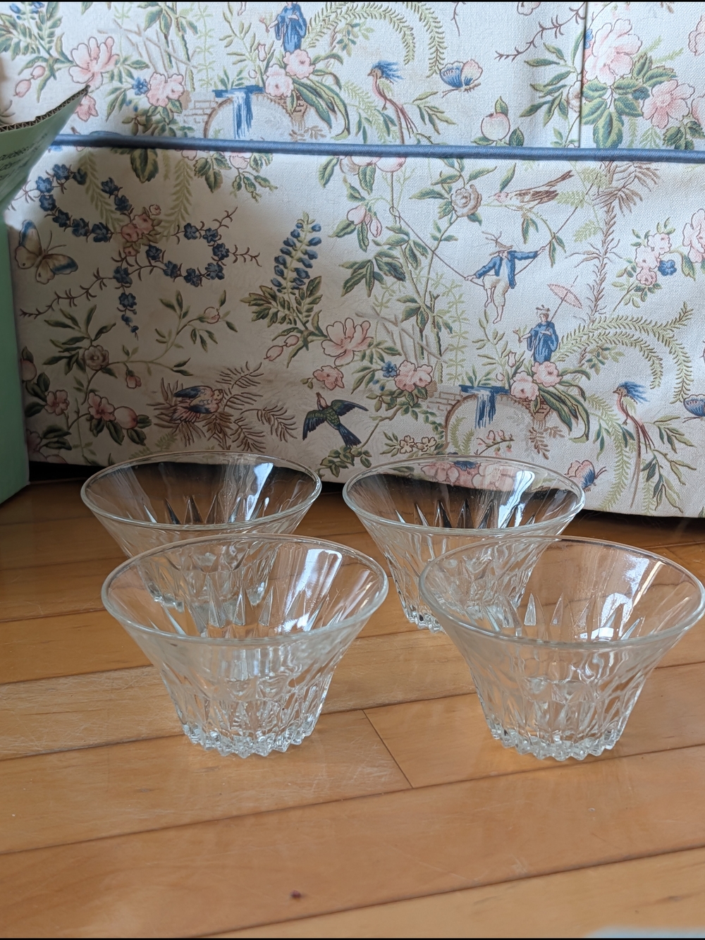 4 Duralex Glass Dessert Bowls